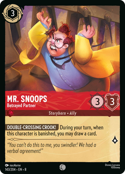 8ROF-143, C, Mr. Snoops - Betrayed Partner (Foil)