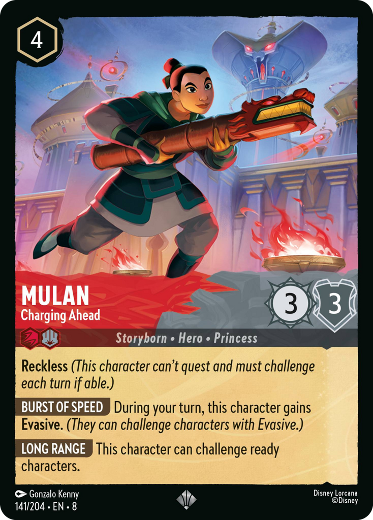 8ROF-141, SR, Mulan - Charging Ahead