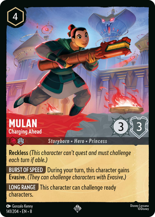8ROF-141, SR, Mulan - Charging Ahead