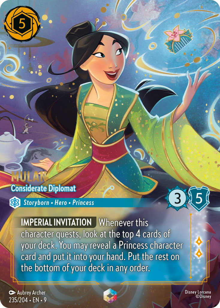 9FAB-235, ENCHANTED, Mulan - Considerate Diplomat