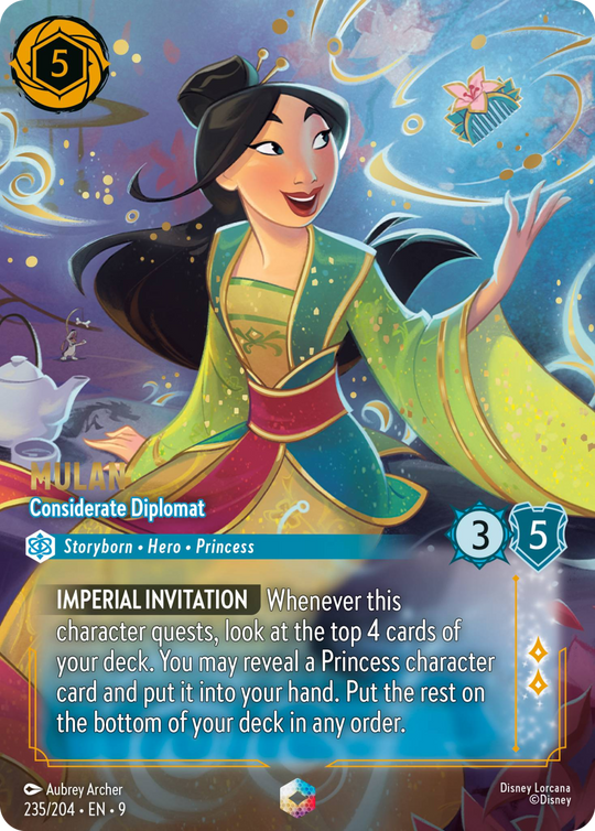 9FAB-235, ENCHANTED, Mulan - Considerate Diplomat