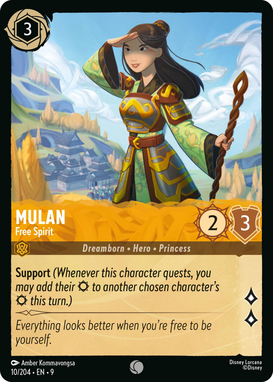 9FAB-010, C, Mulan - Free Spirit