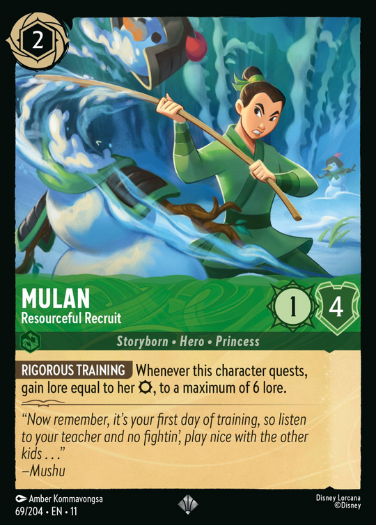 11WSP-069, SR, Mulan - Resourceful Recruit