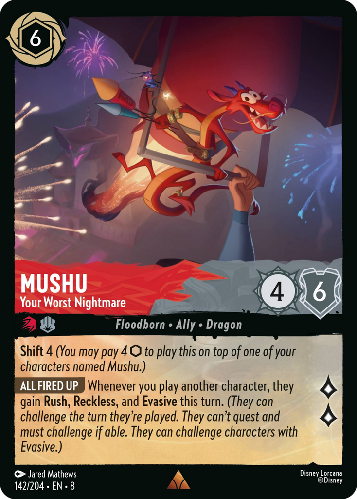 8ROF-142, R, Mushu - Your Worst Nightmare (Foil)