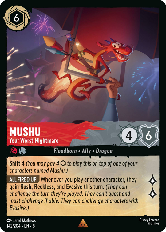 8ROF-142, R, Mushu - Your Worst Nightmare (Foil)