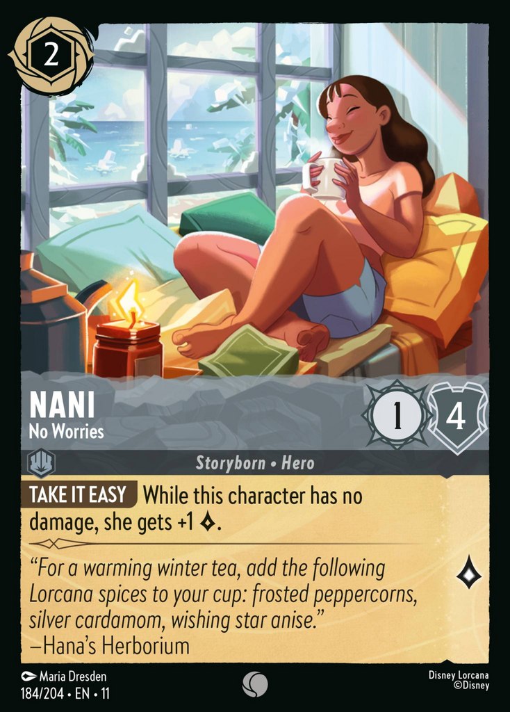 11WSP-184, C, Nani - No Worries (Foil)