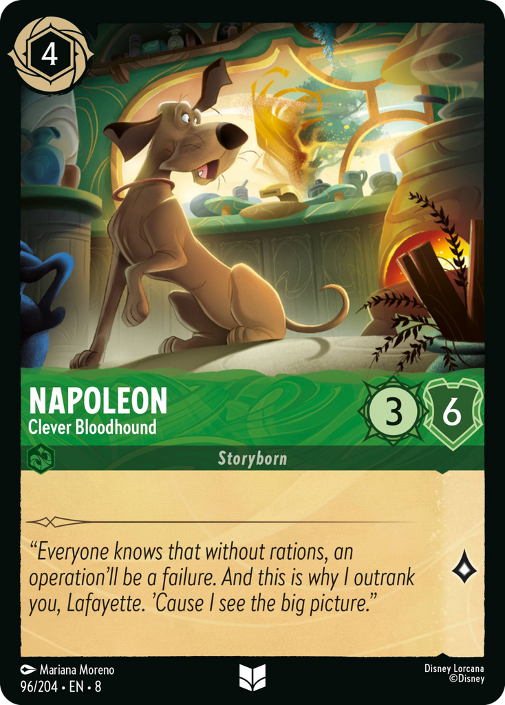 8ROF-096, UC, Napoleon - Clever Bloodhound (Foil)