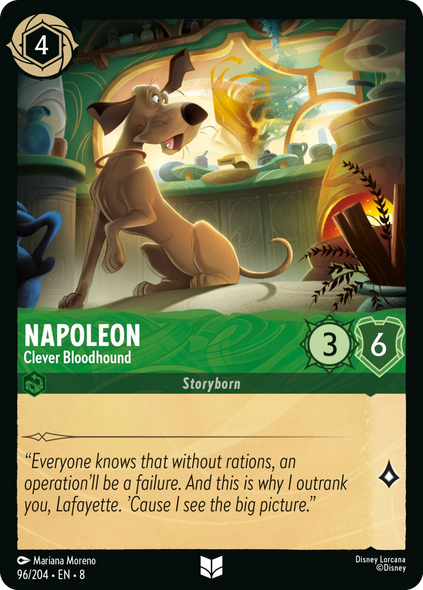 8ROF-096, UC, Napoleon - Clever Bloodhound (Foil)