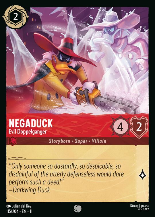 11WSP-115, C, Negaduck - Evil Doppelganger