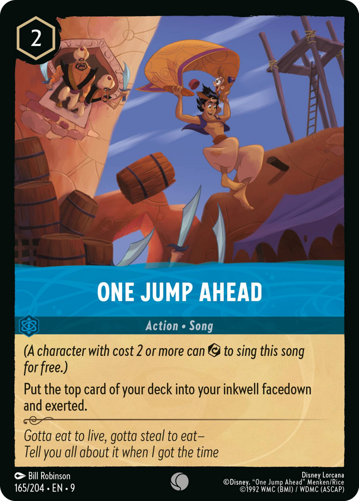 9FAB-165, C, One Jump Ahead (Foil)