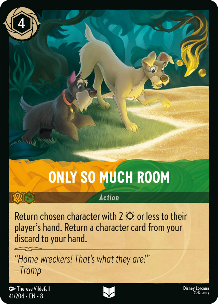 8ROF-041, UC, Only So Much Room (Foil)