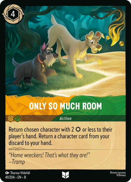 8ROF-041, UC, Only So Much Room (Foil)