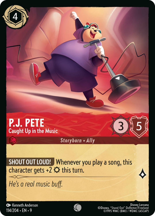 9FAB-114, C, P.J. Pete - Caught Up in the Music (Foil)