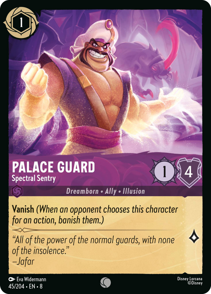 8ROF-045, C, Palace Guard - Spectral Sentry (Foil)