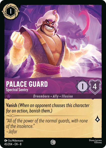 8ROF-045, C, Palace Guard - Spectral Sentry (Foil)