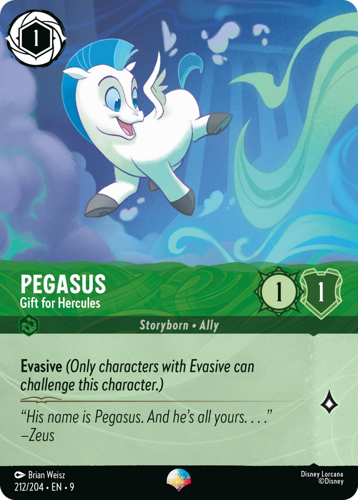 9FAB-212, EPIC, Pegasus - Gift for Hercules