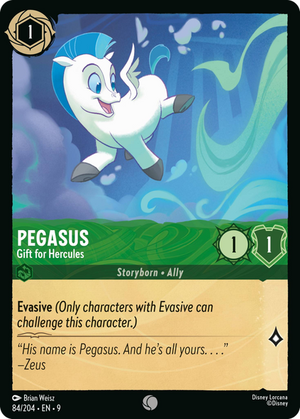 9FAB-084, C, Pegasus - Gift For Hercules