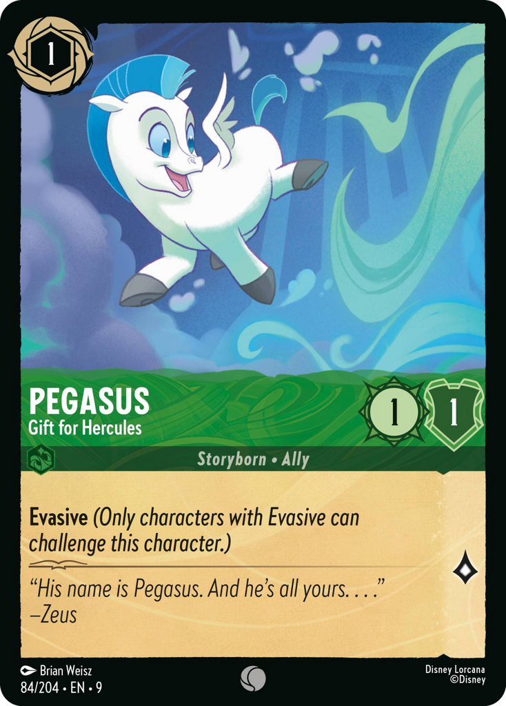 9FAB-084, C, Pegasus - Gift For Hercules (Foil)