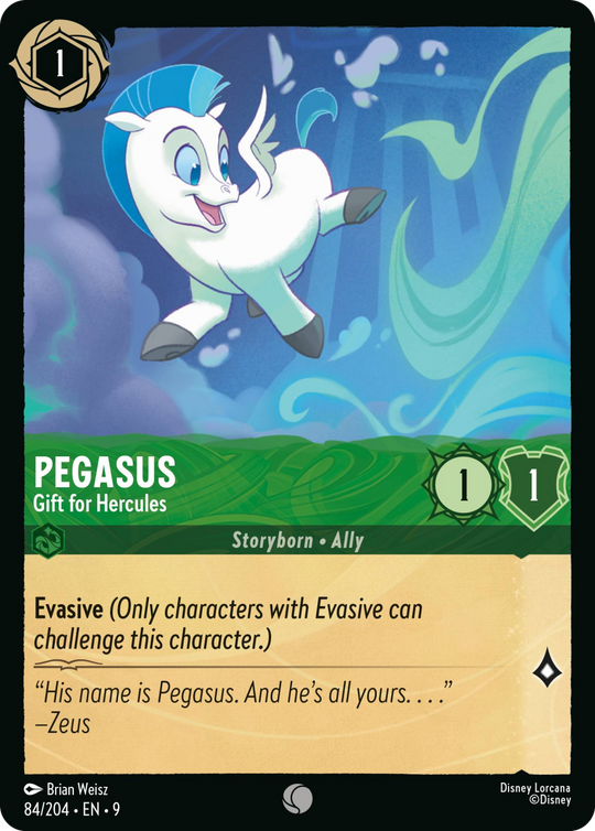 9FAB-084, C, Pegasus - Gift For Hercules (Foil)