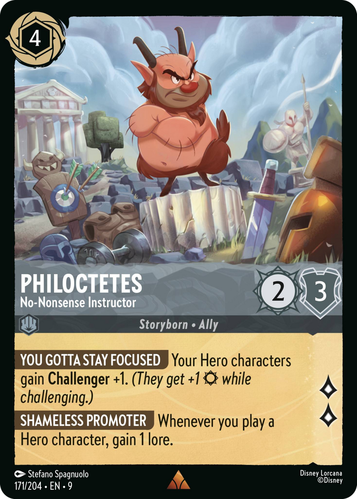 9FAB-171, R, Philoctetes - No-Nonsense Instructor (Foil)