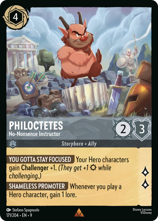 9FAB-171, R, Philoctetes - No-Nonsense Instructor (Foil)