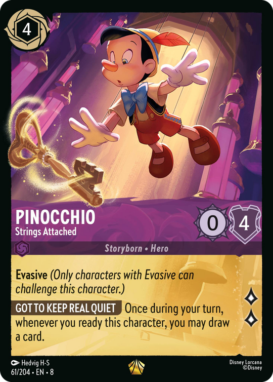8ROF-061, L, Pinocchio - Strings Attached (Foil)