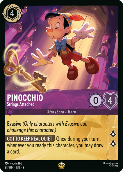 8ROF-061, L, Pinocchio - Strings Attached (Foil)