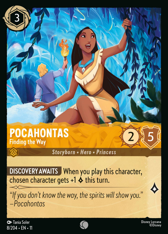 11WSP-008, C, Pocahontas - Finding the Way (Foil)