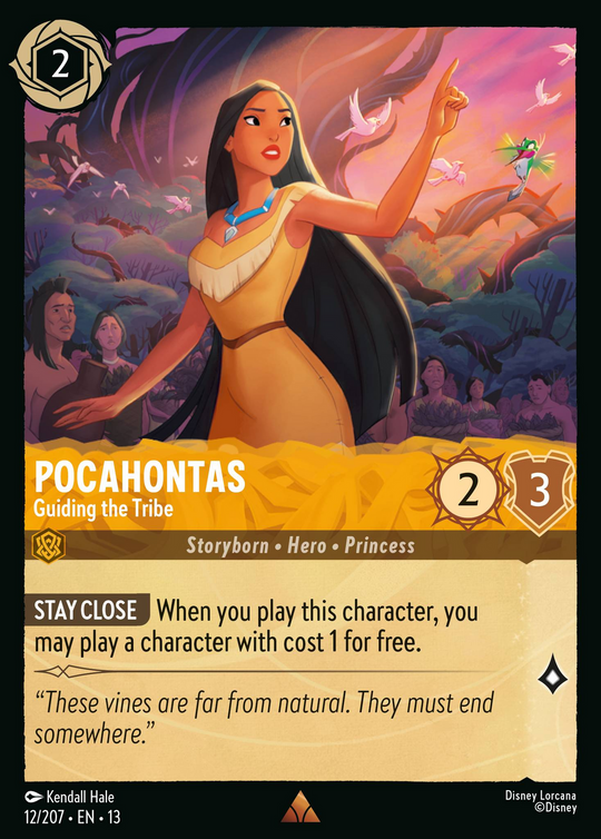 13ATK-012, R, Pocahontas – Guiding the Tribe