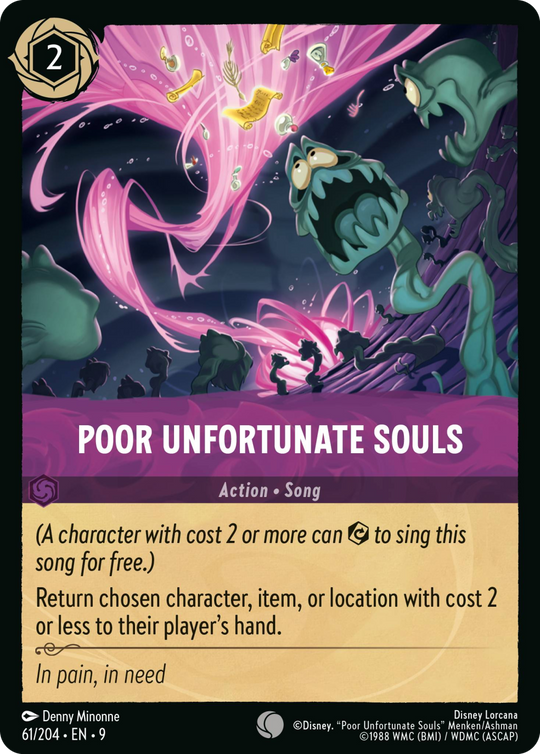 9FAB-061, C, Poor Unfortunate Souls (Foil)