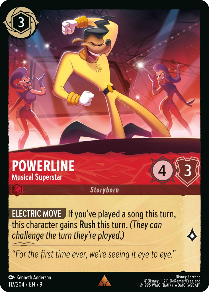 9FAB-117, R, Powerline - Musical Superstar