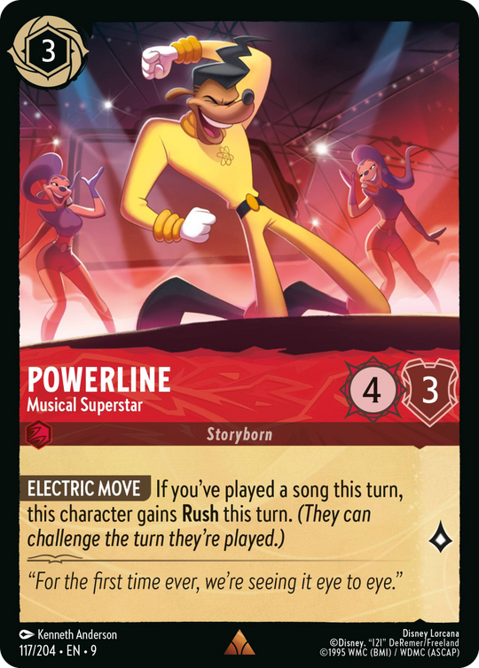 9FAB-117, R, Powerline - Musical Superstar (Foil)