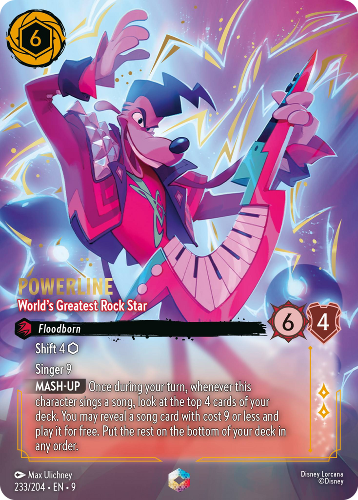 9FAB-233, ENCHANTED, Powerline - World's Greatest Rock Star