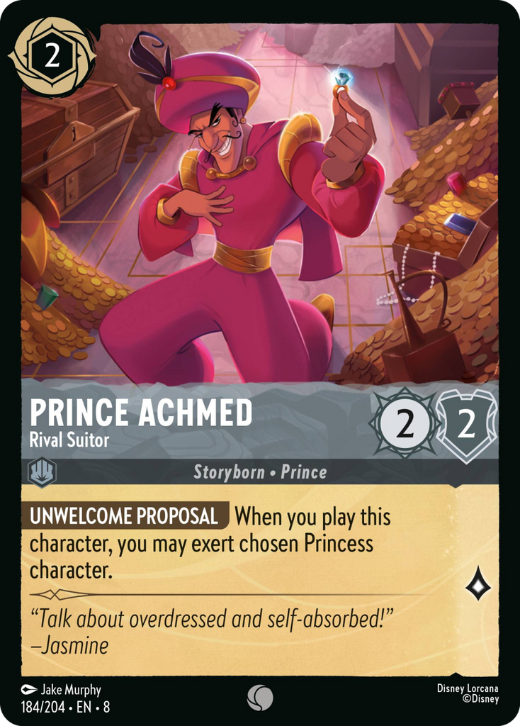 8ROF-184, C, Prince Achmed - Rival Suitor (Foil)