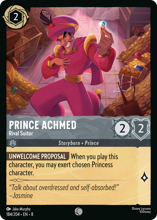 8ROF-184, C, Prince Achmed - Rival Suitor (Foil)