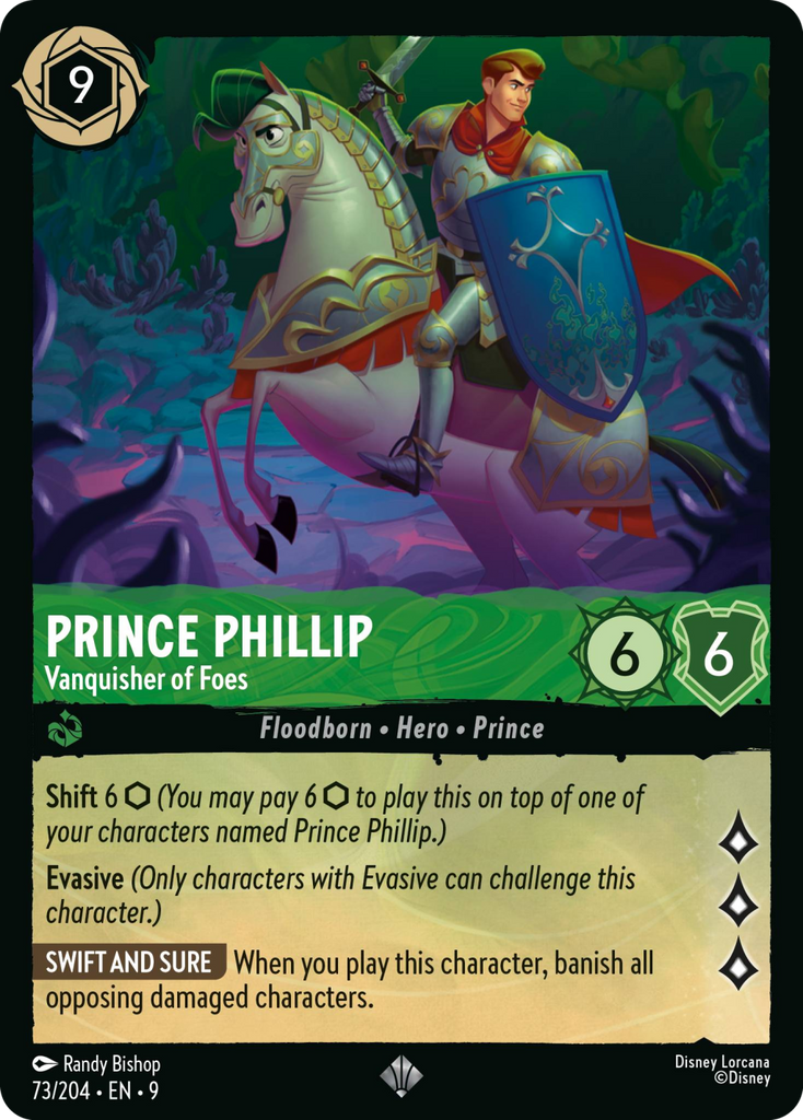 9FAB-073, SR, Prince Phillip - Vanquisher of Foes (Foil)