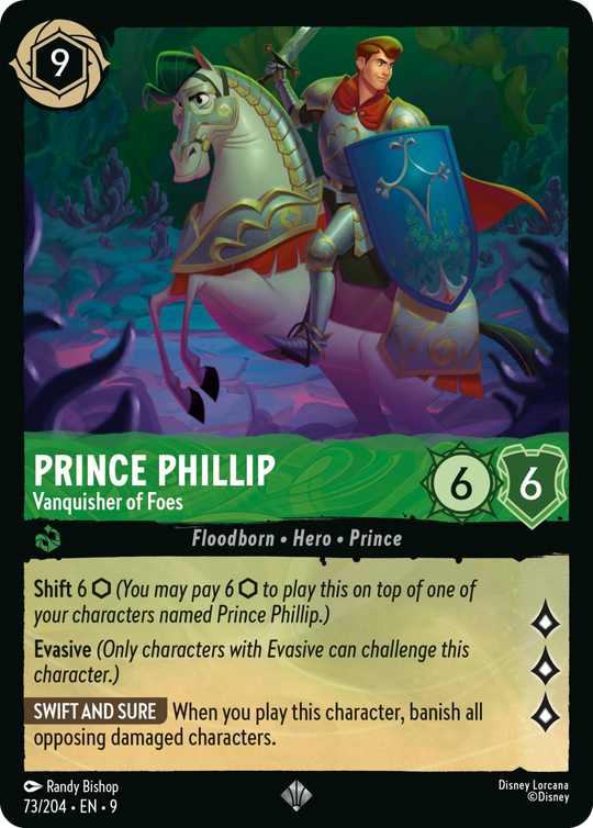 9FAB-073, SR, Prince Phillip - Vanquisher of Foes (Foil)