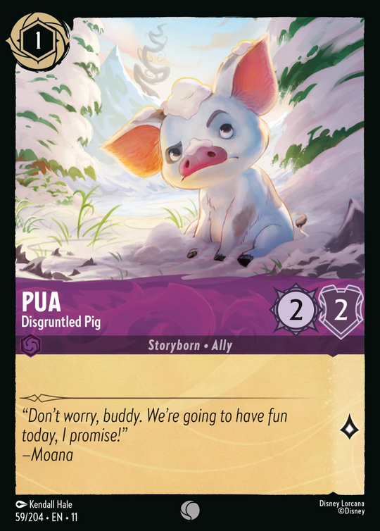 11WSP-059, C, Pua - Disgruntled Pig (Foil)