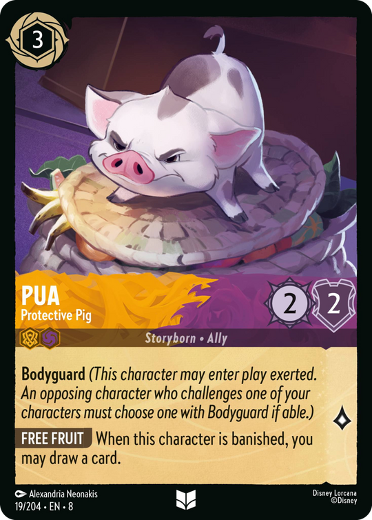 8ROF-019, UC, Pua - Protective Pig (Foil)