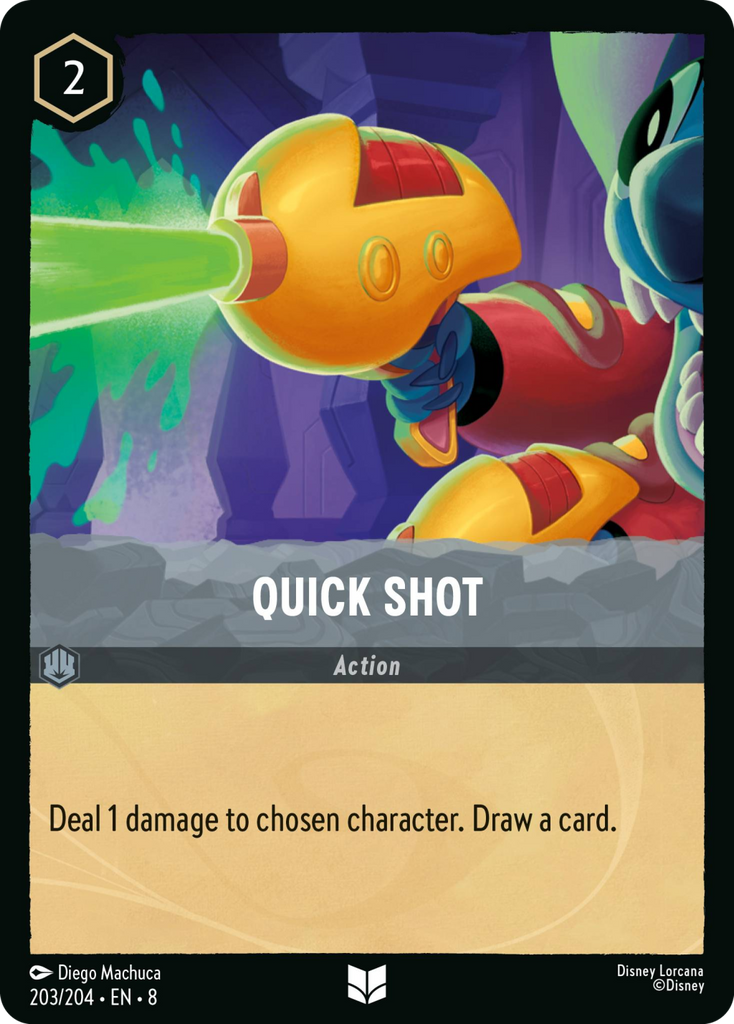 8ROF-203, UC, Quick Shot (Foil)