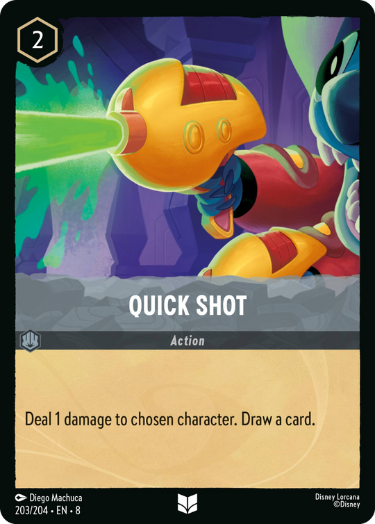 8ROF-203, UC, Quick Shot (Foil)