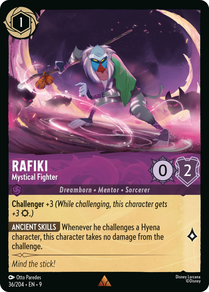9FAB-036, R, Rafiki - Mystical Fighter