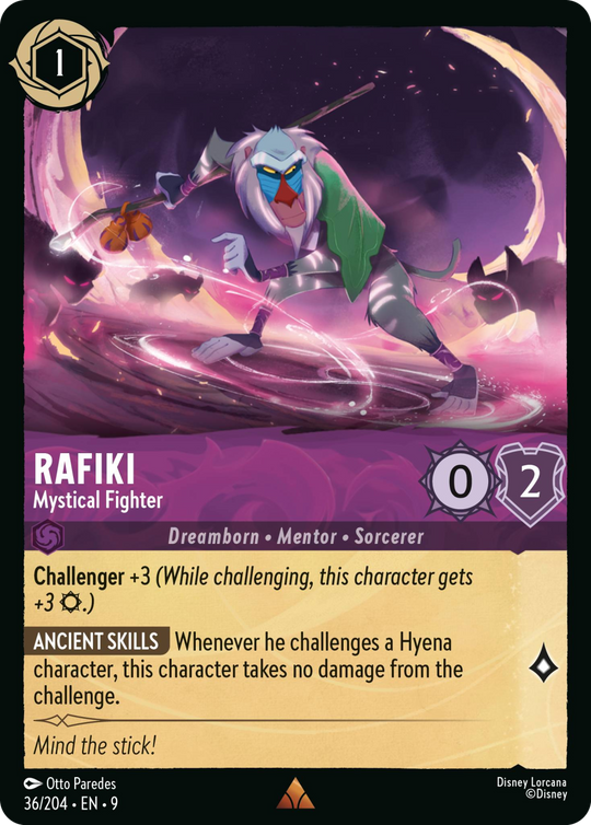 9FAB-036, R, Rafiki - Mystical Fighter