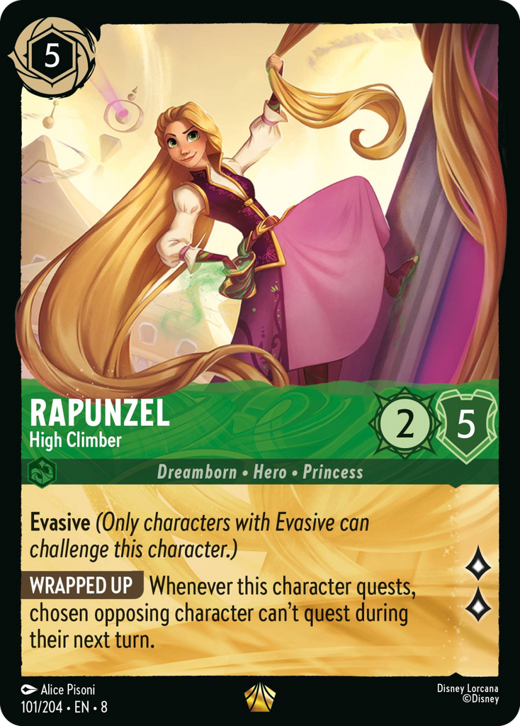 8ROF-101, L, Rapunzel - High Climber (Foil)