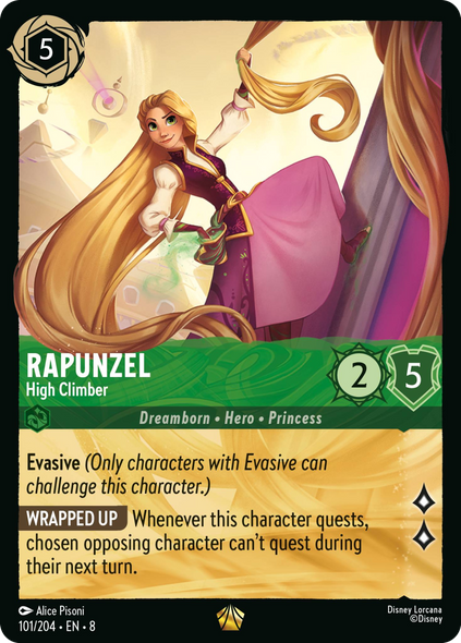 8ROF-101, L, Rapunzel - High Climber (Foil)