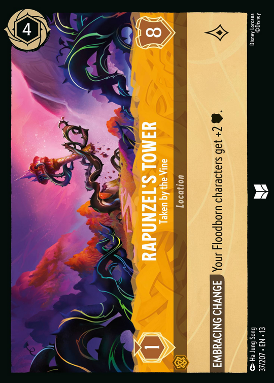 13ATK-037, UC, Rapunzel's Tower - Taken by the Vine (Foil)