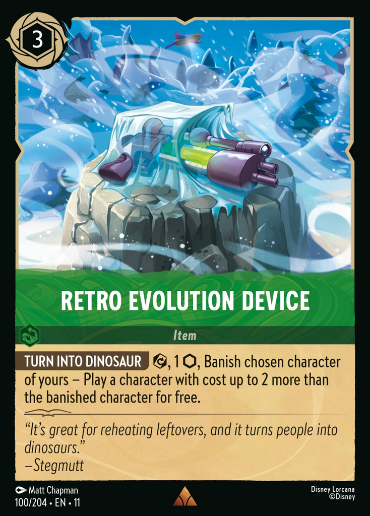11WSP-100, R, Retro Evolution Device (Foil)