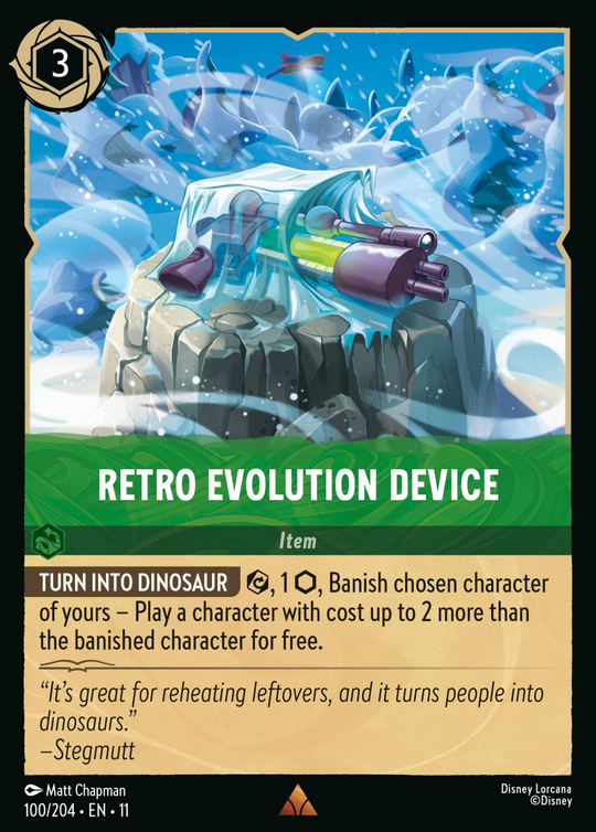 11WSP-100, R, Retro Evolution Device (Foil)