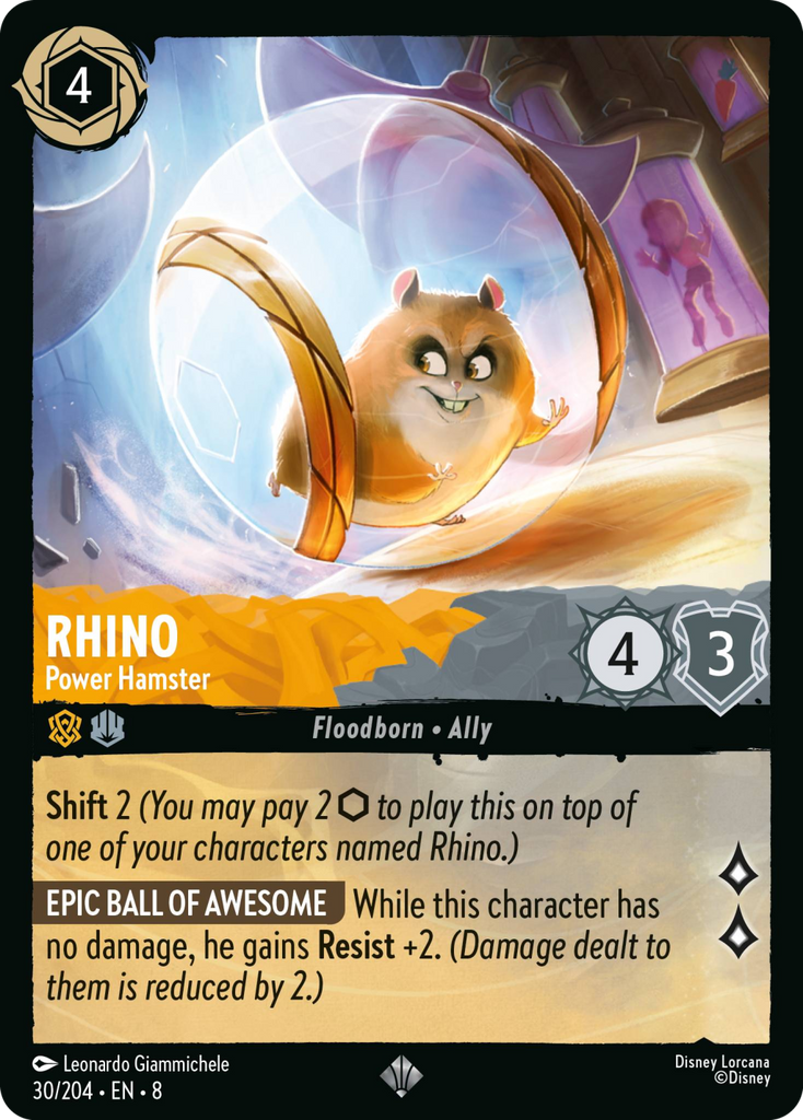 8ROF-030, SR, Rhino - Power Hamster