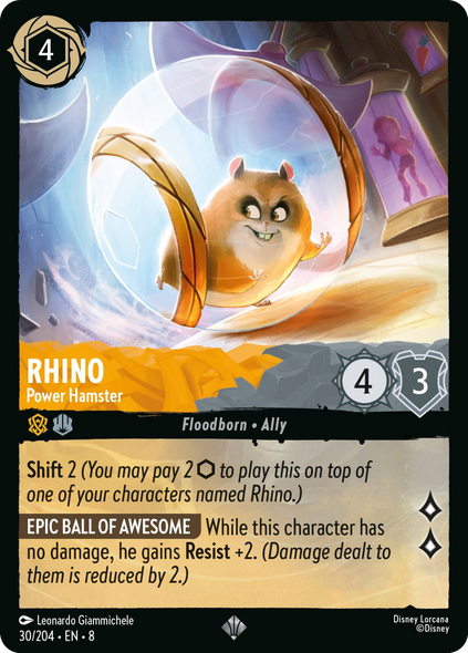 8ROF-030, SR, Rhino - Power Hamster